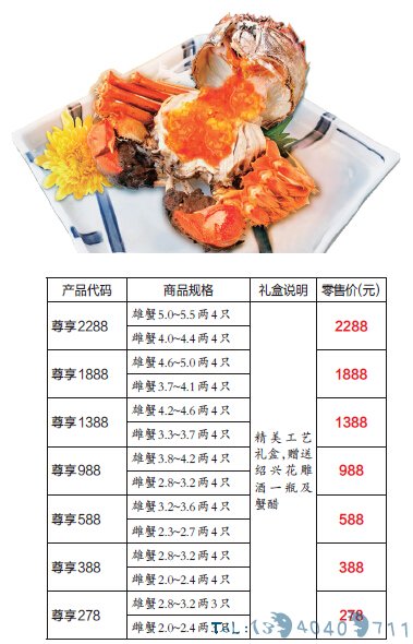 节庆密集 114大闸蟹礼品卡优惠大放送