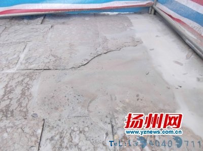 削平后的路面。姜传刚摄