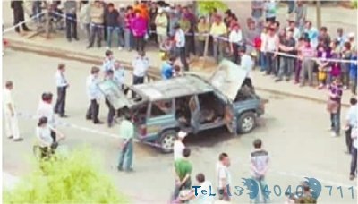 男子开车撞老人后泼汽油烧人