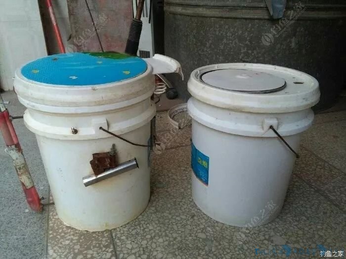 塑料桶做钓箱，第一次见这么牛X的...