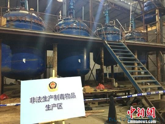 广西警方捣毁藏匿木业厂内特大制毒点