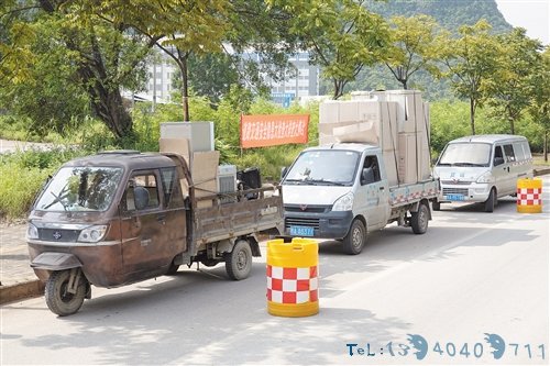 南宁交警开展农村面包车、三轮摩托车整治工作