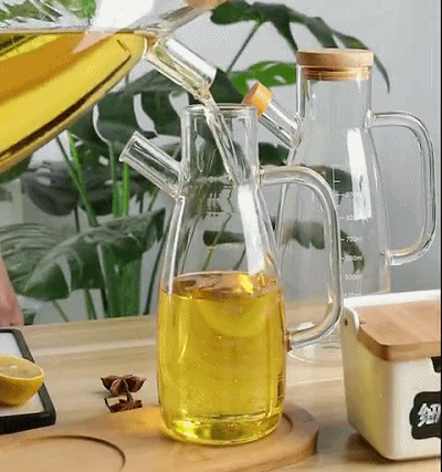 不服不行，日本设计的油壶，相当人性化！自动回油不挂油，好看的爆表！