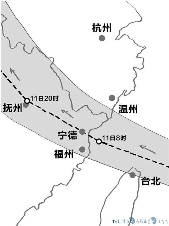 超级台风“玛莉亚”步步逼近