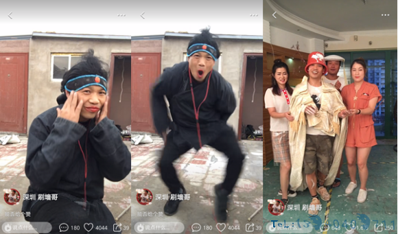 火山小视频“刷墙哥”能唱能跳圈粉百万